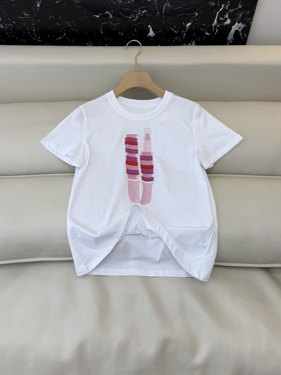 QG0162#新款T恤⚠️‼️H家 独家版 ‼️爱马仕 顶级版 印花 短袖T恤 粉色 车厘子红 黑色 白