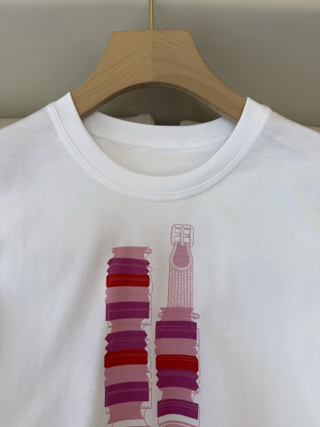 QG0162#新款T恤⚠️‼️H家 独家版 ‼️爱马仕 顶级版 印花 短袖T恤 粉色 车厘子红 黑色 白