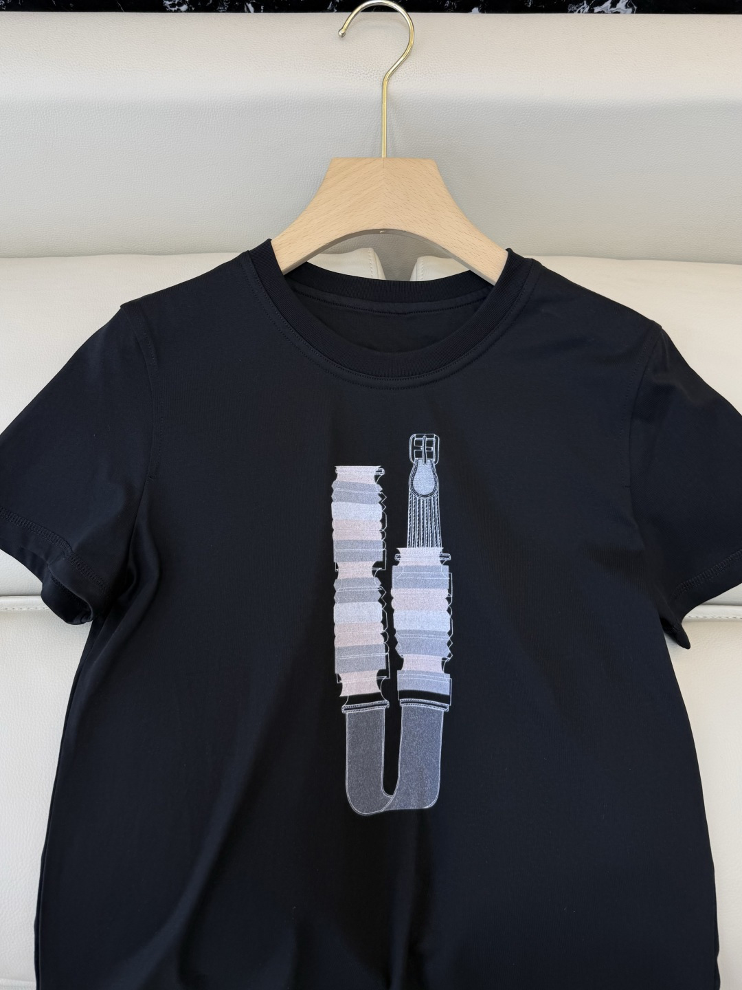 QG0162#新款T恤⚠️‼️H家 独家版 ‼️爱马仕 顶级版 印花 短袖T恤 粉色 车厘子红 黑色 白