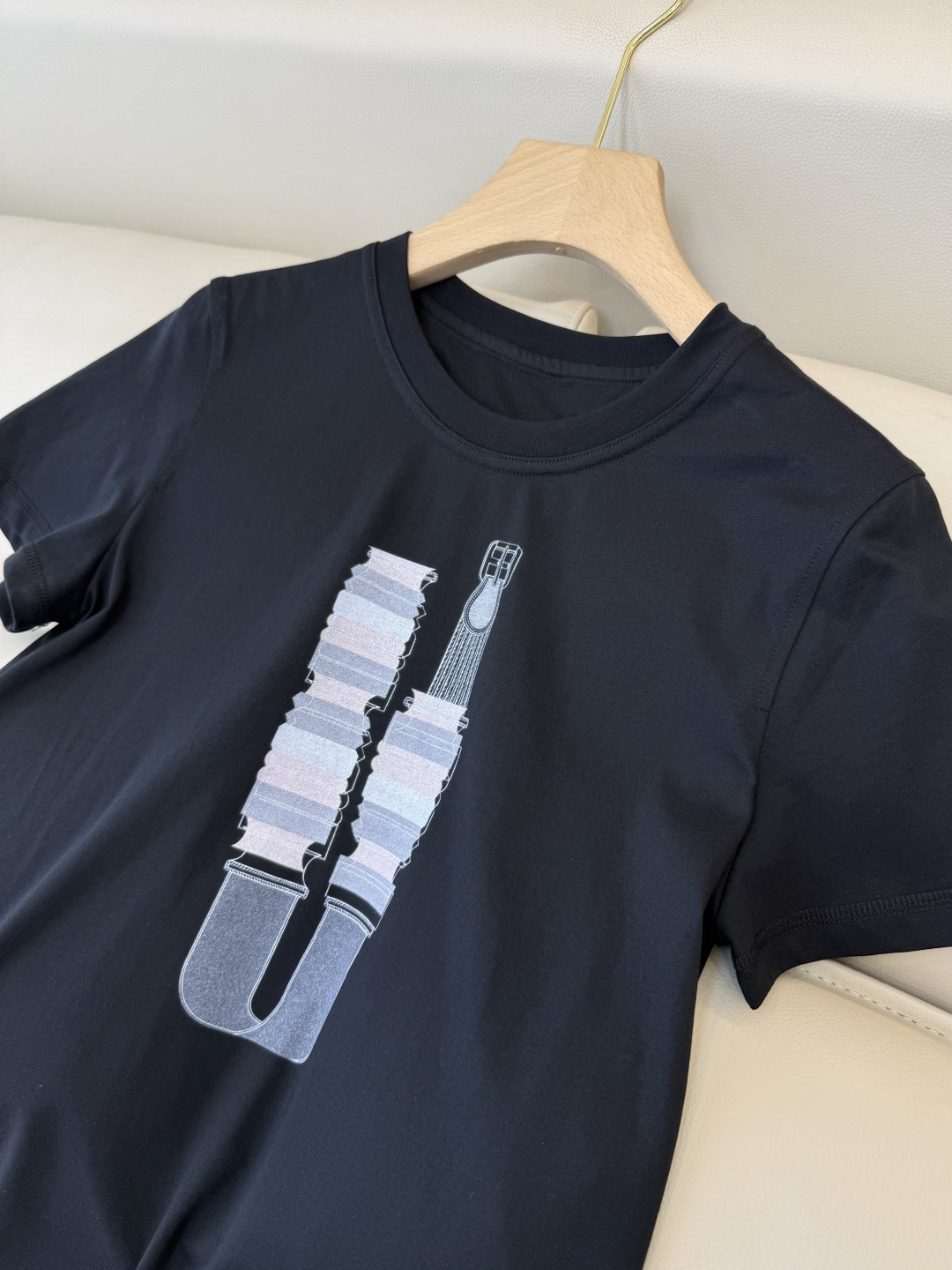 QG0162#新款T恤⚠️‼️H家 独家版 ‼️爱马仕 顶级版 印花 短袖T恤 粉色 车厘子红 黑色 白