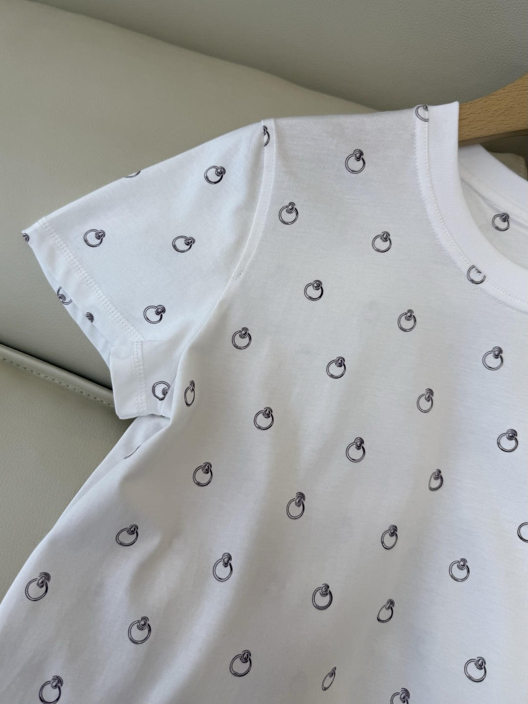 QG0160#新款T恤⚠️‼️H家 独家版 ‼️爱马仕 顶级版 印花 短袖T恤 白色 黑色 36/38/