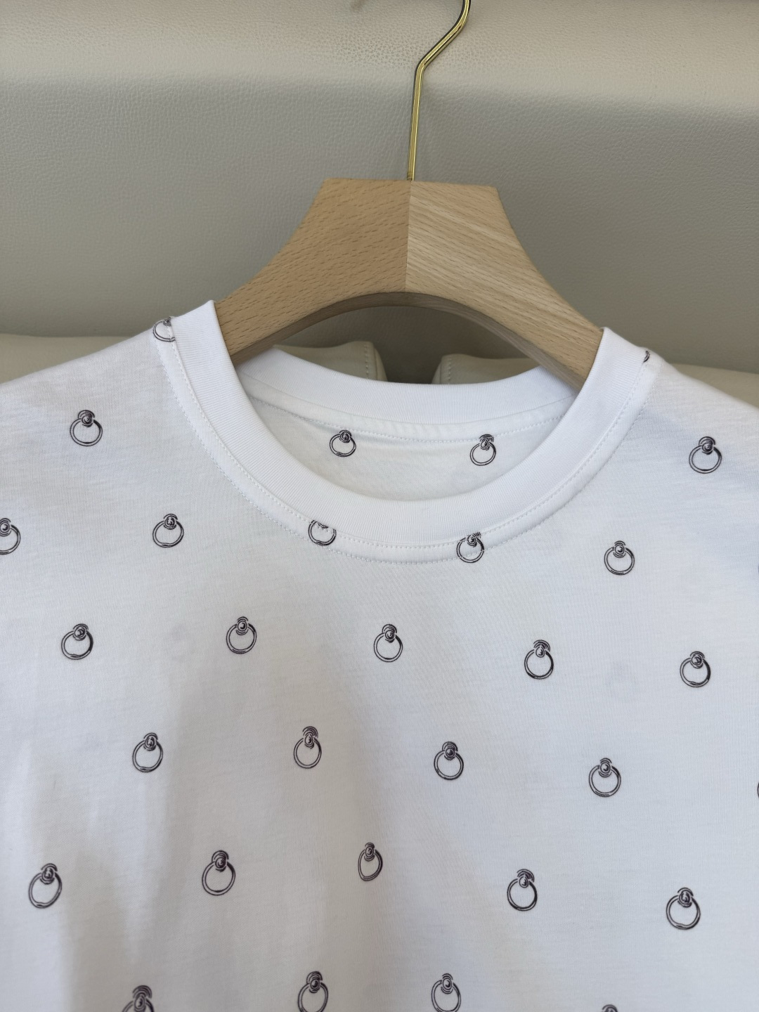 QG0160#新款T恤⚠️‼️H家 独家版 ‼️爱马仕 顶级版 印花 短袖T恤 白色 黑色 36/38/