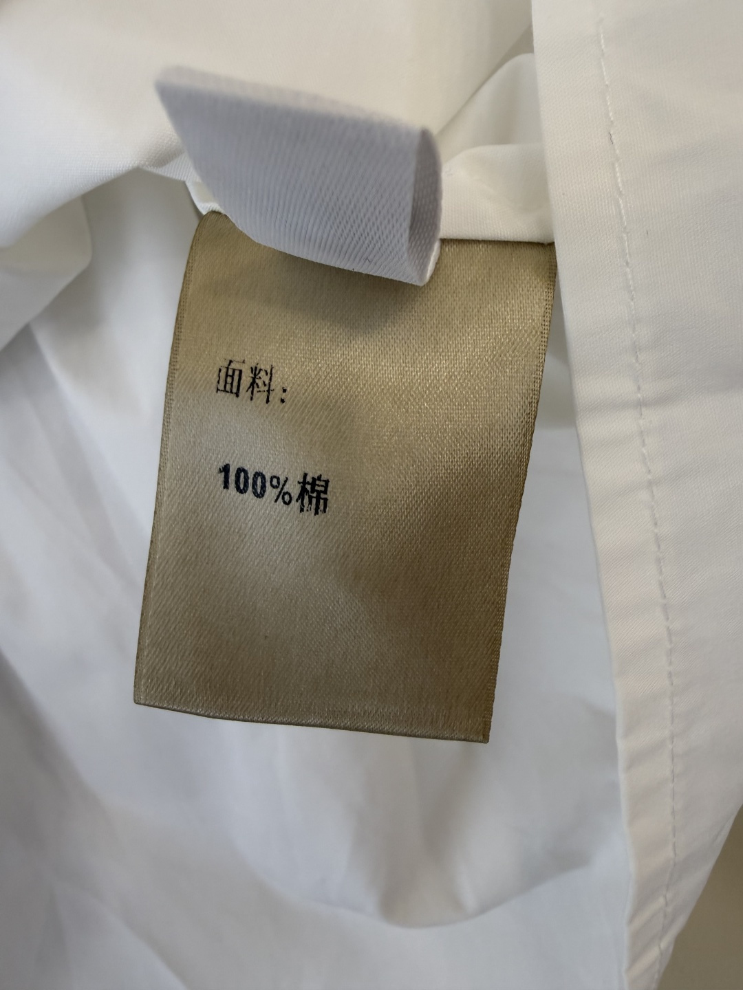 AS001#新款衬衫⚠️‼️LV 长袖拼接棉 衬衫 白色 SMLXL