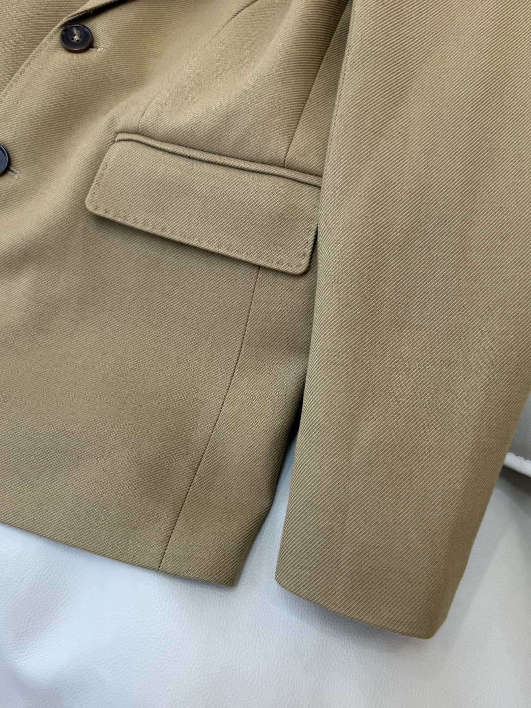 HXZ081#新款外套💕Cel* 30% 羊毛 修身款 西装外套 杏色 黑色 SMLXL