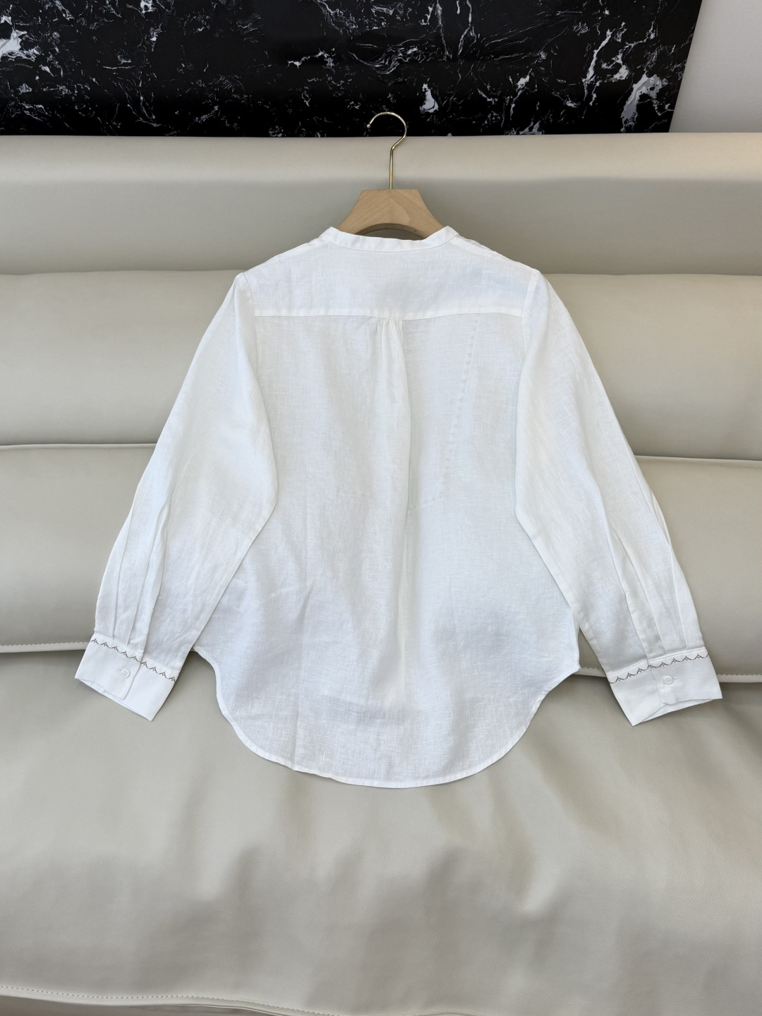 BM002#新款衬衫‼️zim… 绣花 亚麻 长袖衬衫 SML