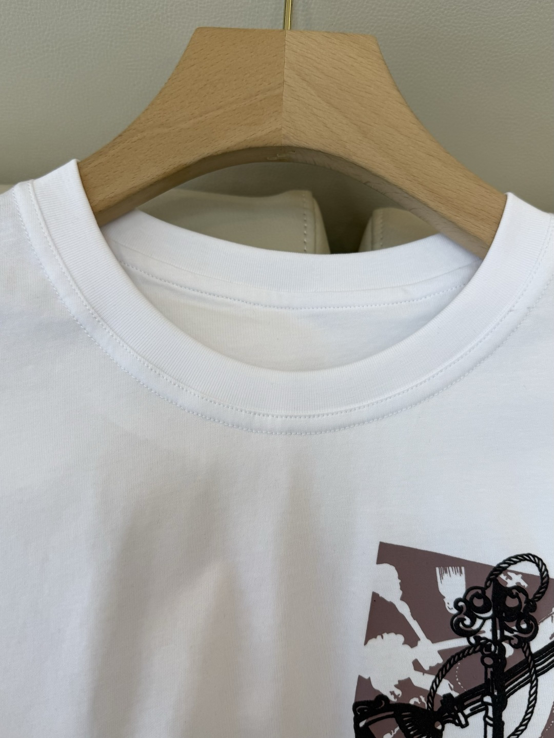 QG0163#新款T恤⚠️‼️H家 独家版 ‼️爱马仕 顶级版 印花 短袖T恤 黑色 白色 36/38/