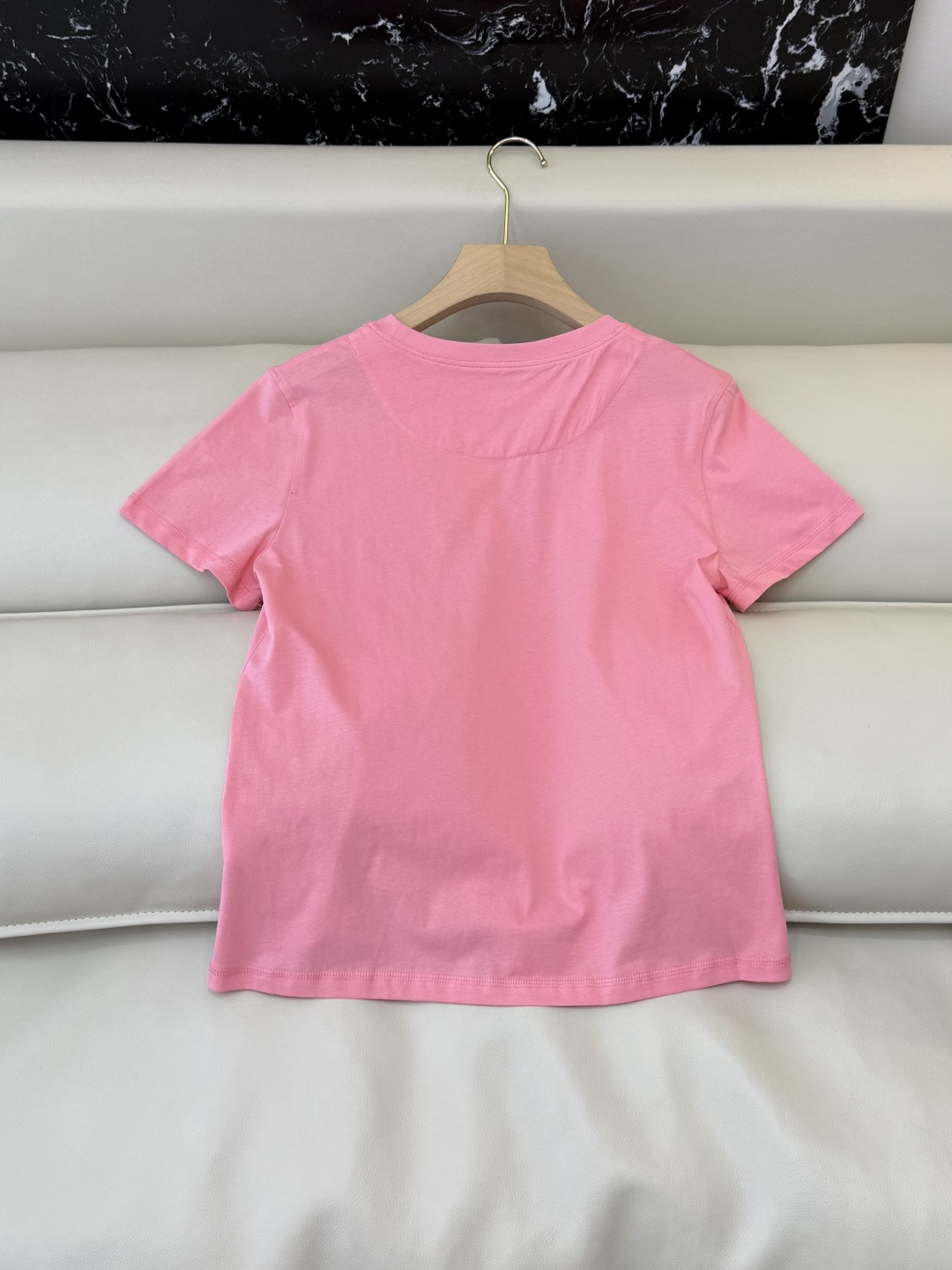 QG0162#新款T恤⚠️‼️H家 独家版 ‼️爱马仕 顶级版 印花 短袖T恤 粉色 车厘子红 黑色 白