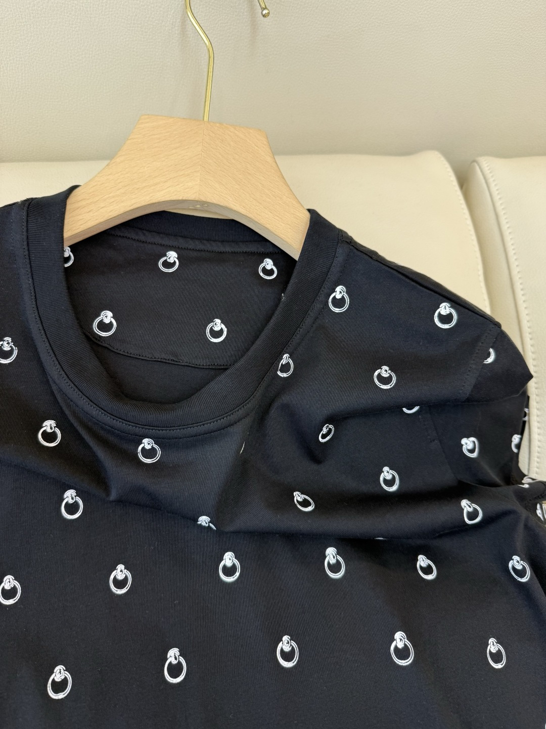 QG0160#新款T恤⚠️‼️H家 独家版 ‼️爱马仕 顶级版 印花 短袖T恤 白色 黑色 36/38/