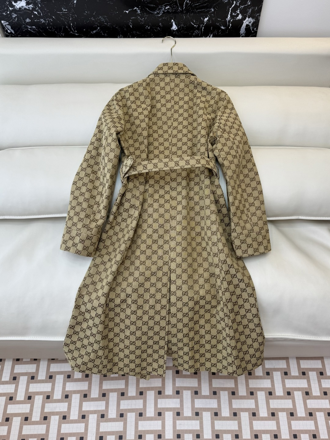 GU008#新款风衣‼️GU 家 最新款 提花风衣款 连衣裙 SML