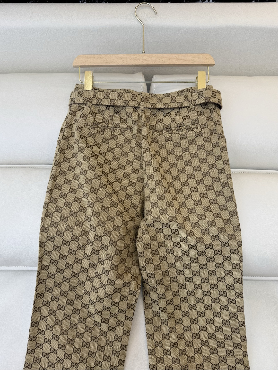 GU009#新款裤子‼️GU 家 最新款 提花 经典款长裤 配腰带 SML