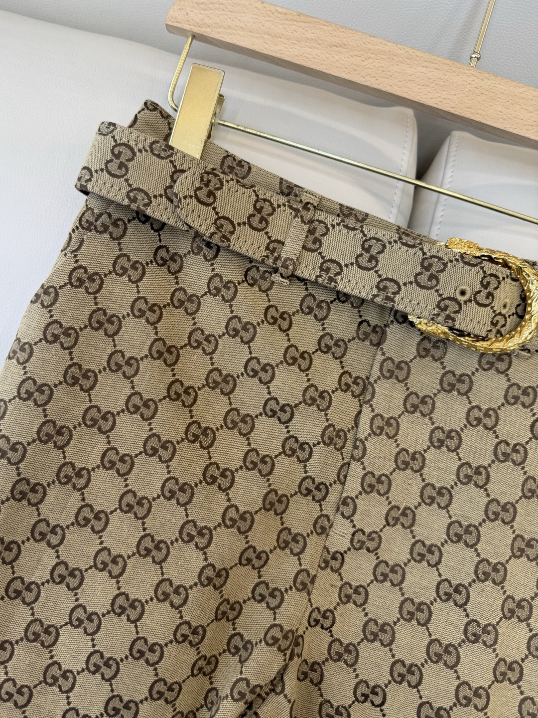 GU009#新款裤子‼️GU 家 最新款 提花 经典款长裤 配腰带 SML