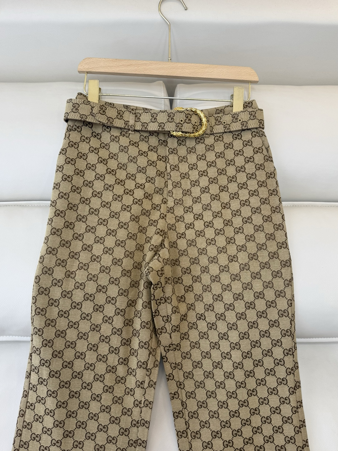 GU009#新款裤子‼️GU 家 最新款 提花 经典款长裤 配腰带 SML