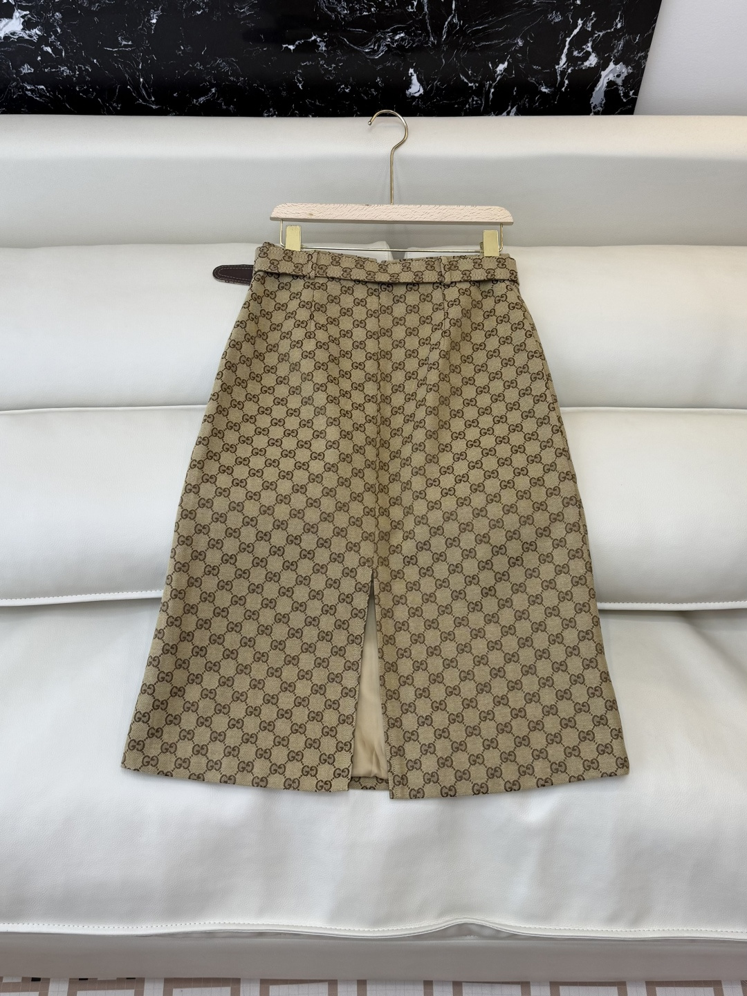 GU012#新款半裙‼️GU 家 最新款 提花 长半裙 SML