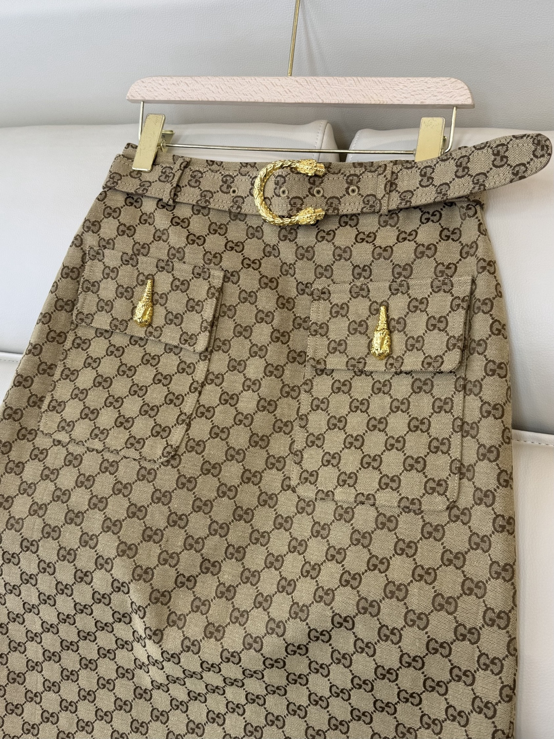 GU012#新款半裙‼️GU 家 最新款 提花 长半裙 SML