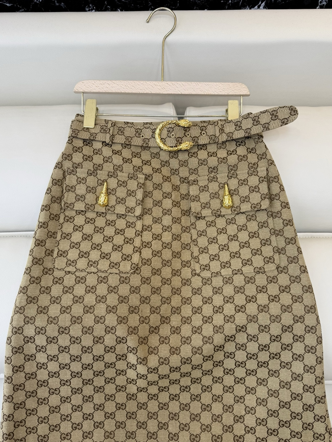 GU012#新款半裙‼️GU 家 最新款 提花 长半裙 SML