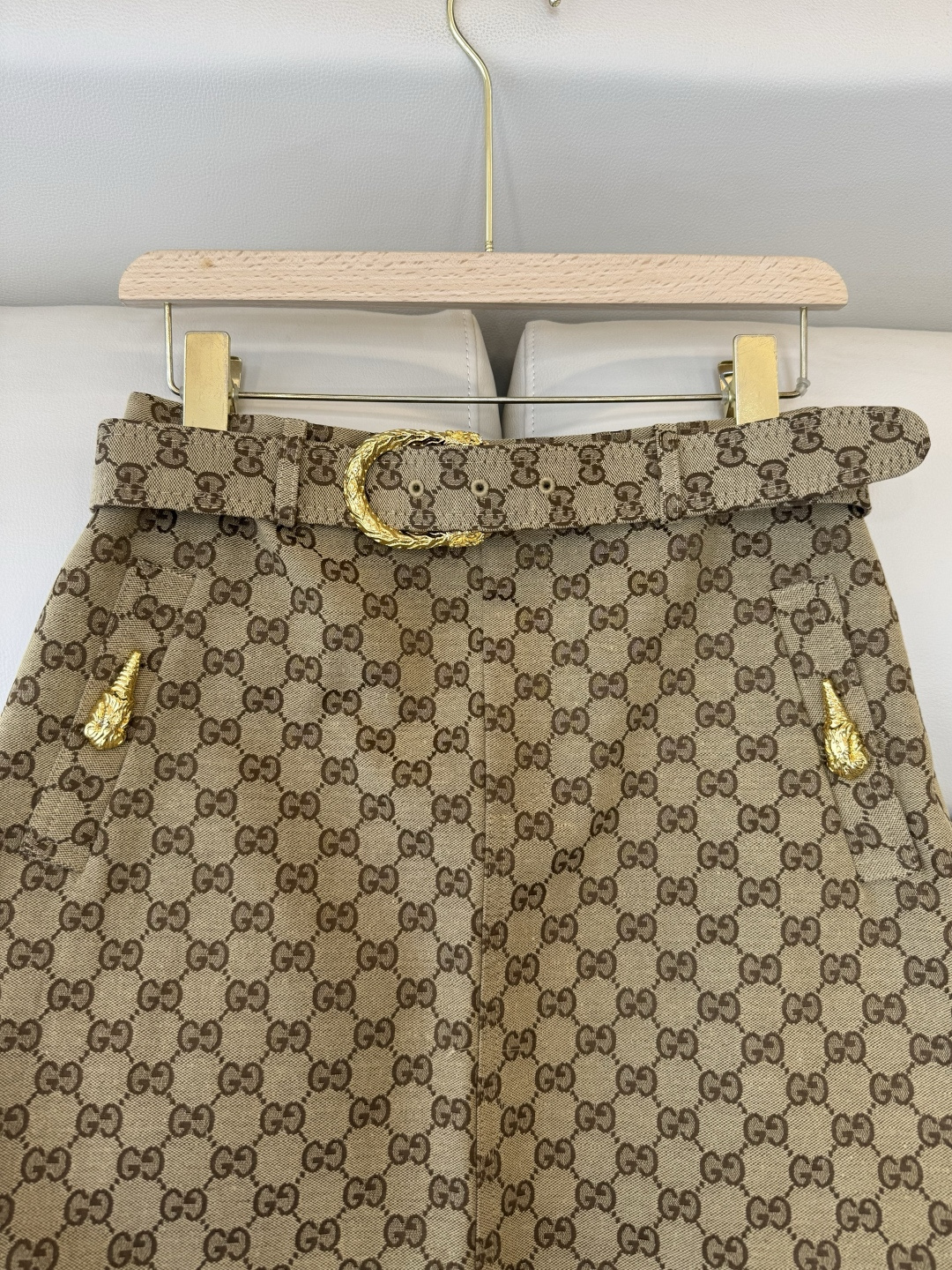 GU011#新款半裙‼️GU 家 最新款 提花 短半裙 SML