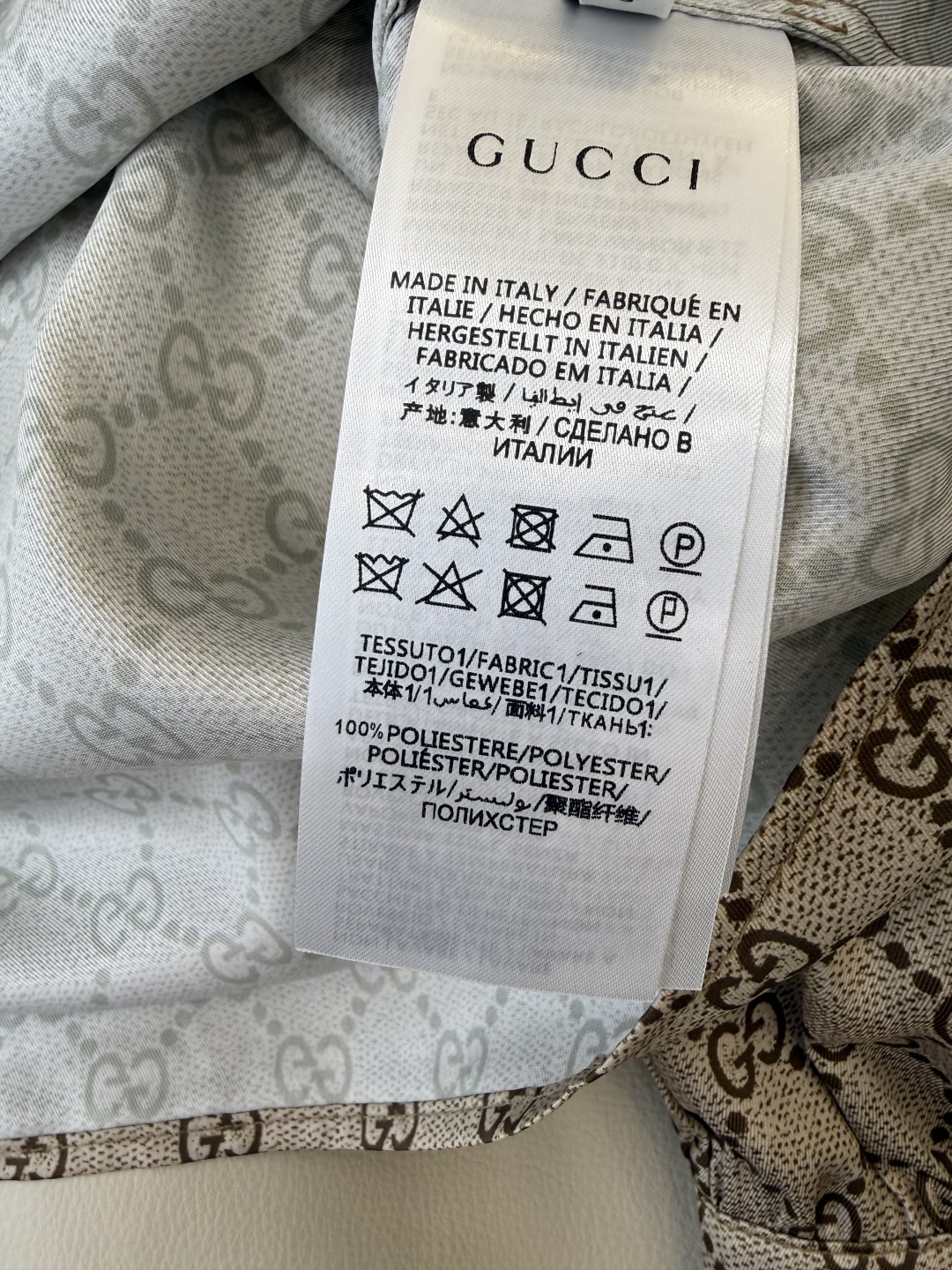 GU006#新款上衣‼️GU 家 最新款 双G印花蝴蝶结 上衣 长袖衬衫 SML