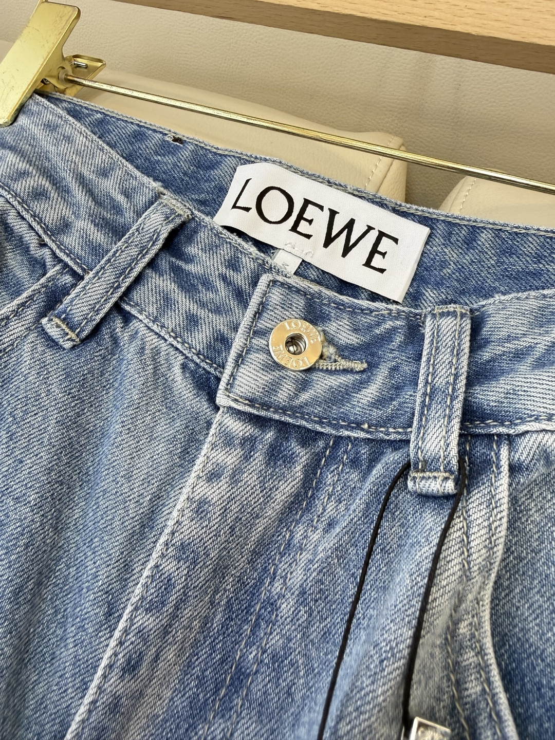 CK063#P⚠️特批‼️Loe* 显瘦显腿长 弹力棉 牛仔裤 蓝色 S-XL