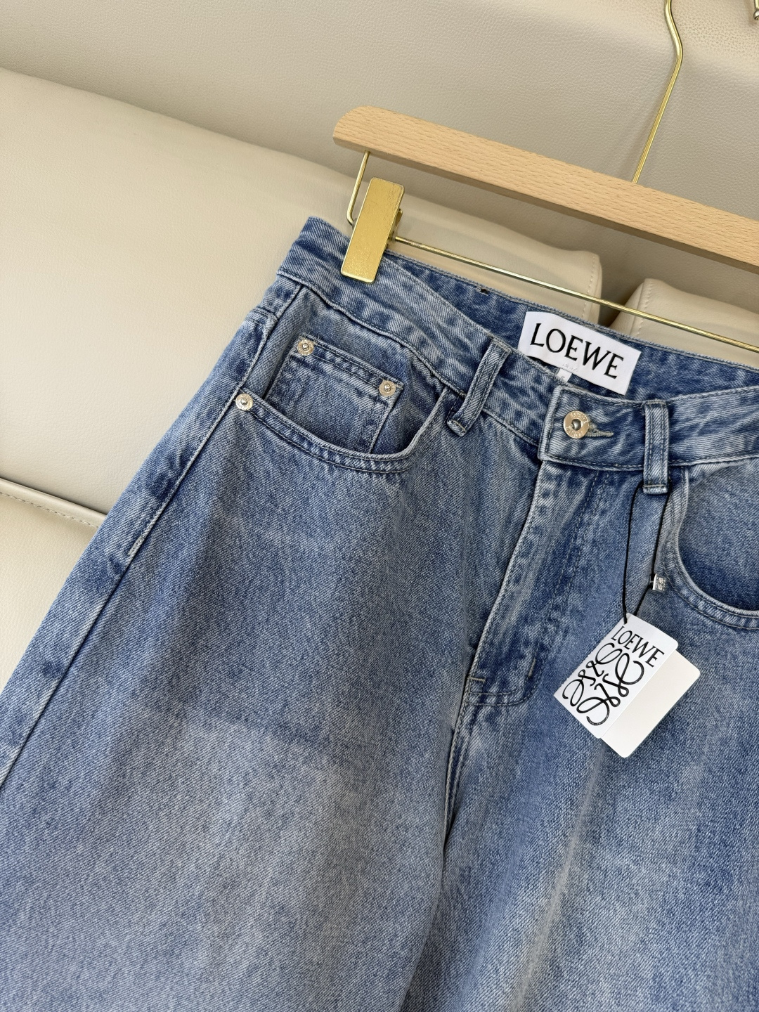 CK063#P⚠️特批‼️Loe* 显瘦显腿长 弹力棉 牛仔裤 蓝色 S-XL