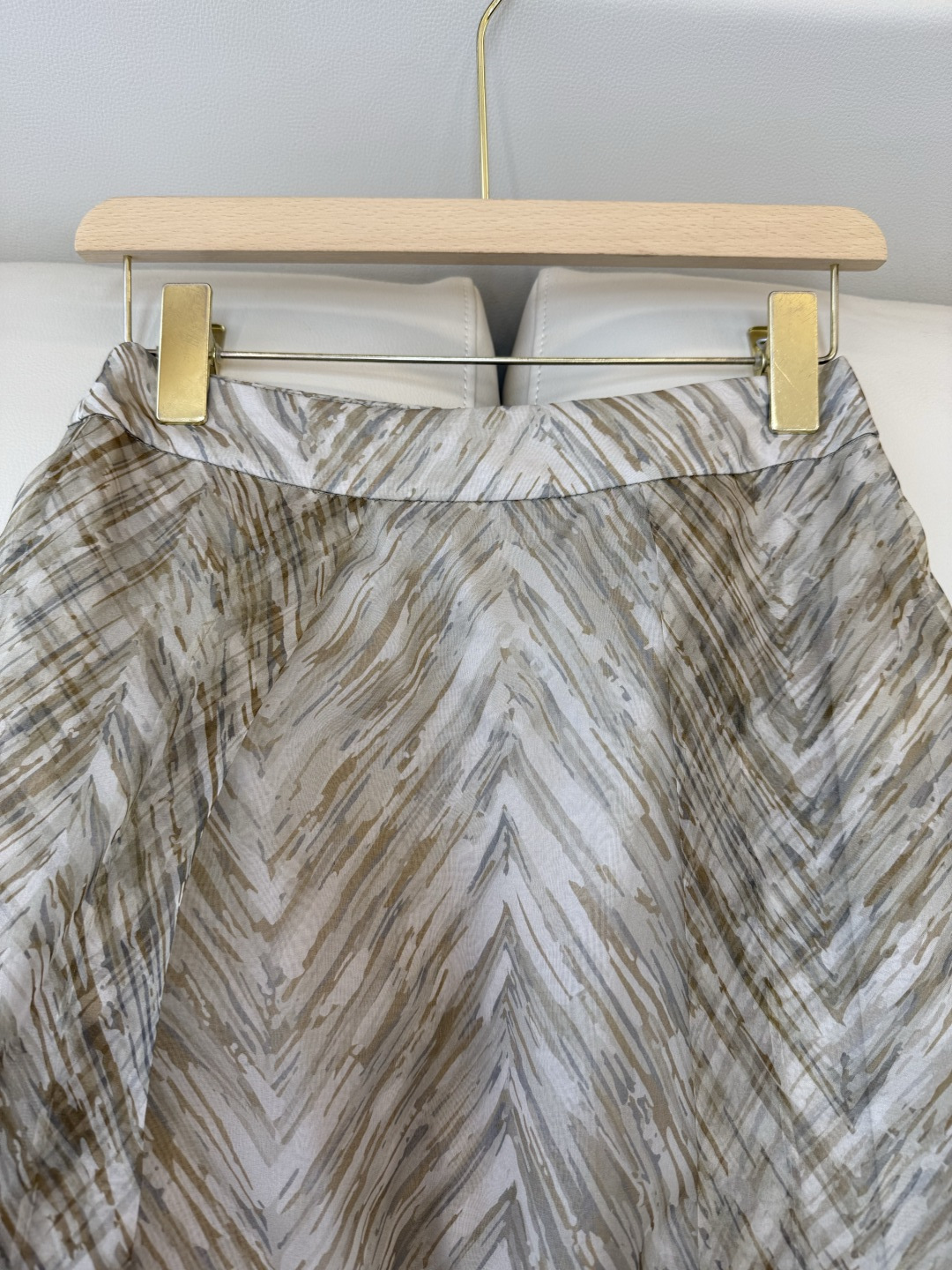 QD8056#新款半裙💕BC 顶级版 100% 真丝 大摆印花半裙 36-42