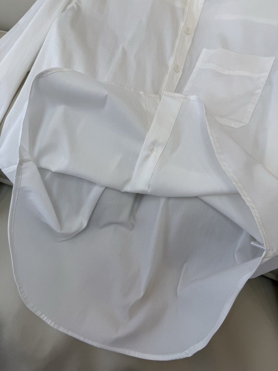 QD8038#新款衬衫💕alex 大王 极简风 长袖衬衫 白色 S-XL