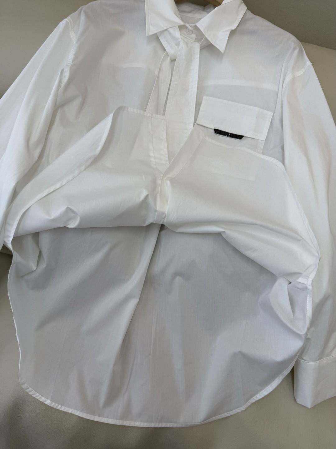 QD7954#新款衬衫💕BC 顶级版 蝴蝶结棉长袖衬衫 三色 36-42