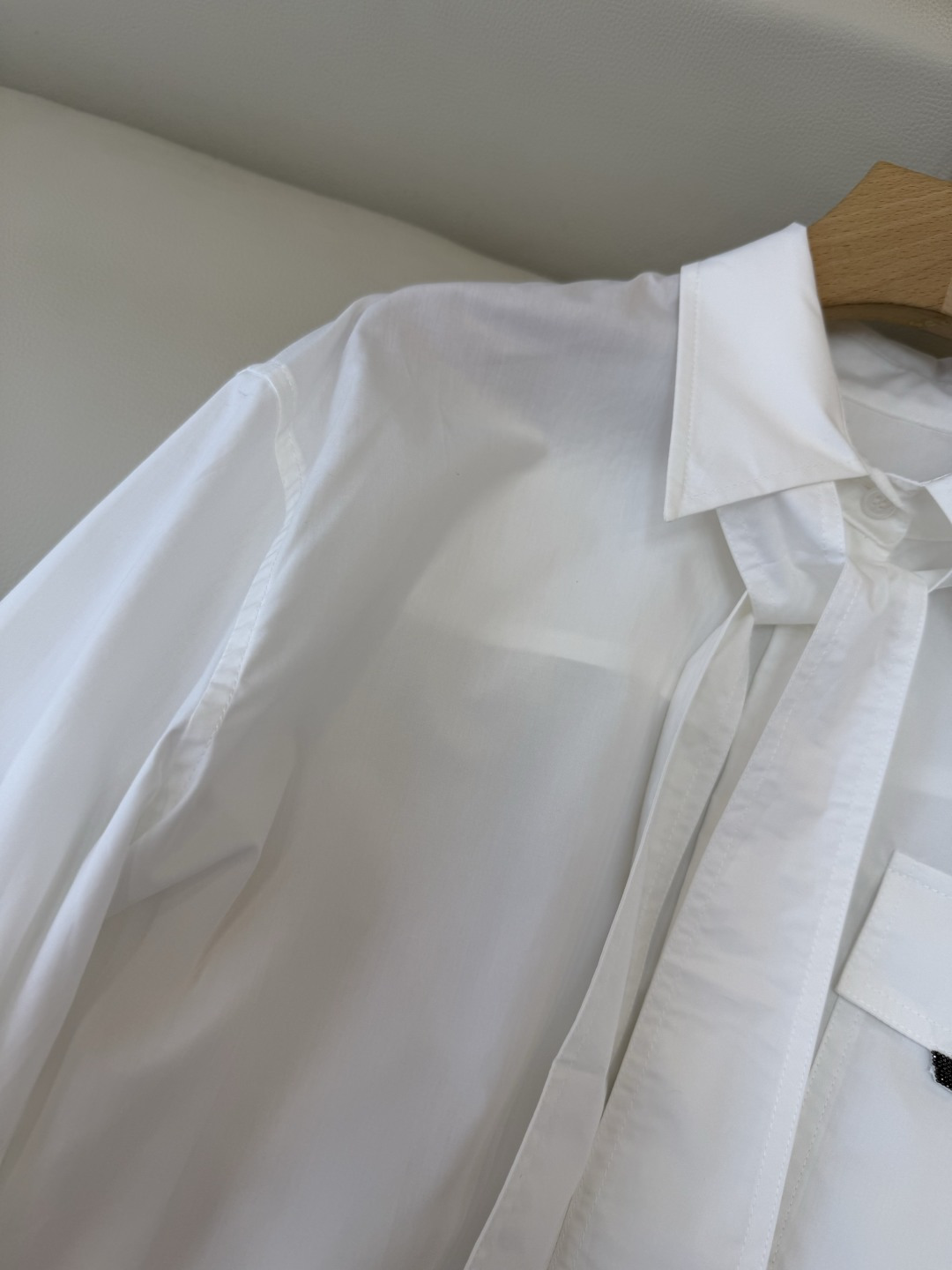 QD7954#新款衬衫💕BC 顶级版 蝴蝶结棉长袖衬衫 三色 36-42