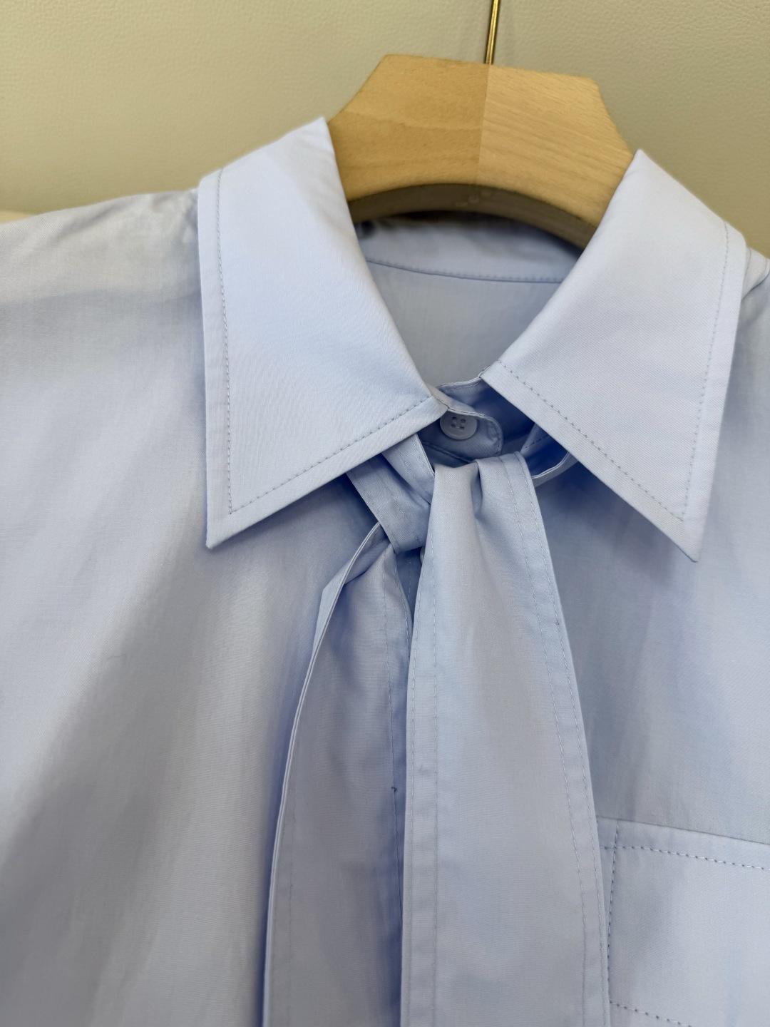 QD7954#新款衬衫💕BC 顶级版 蝴蝶结棉长袖衬衫 三色 36-42