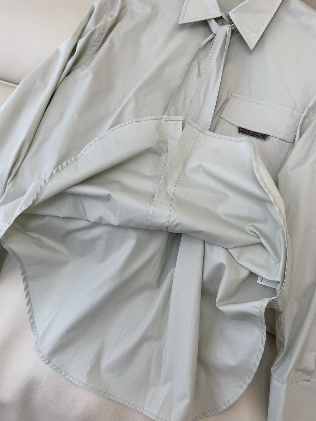 QD7954#新款衬衫💕BC 顶级版 蝴蝶结棉长袖衬衫 三色 36-42