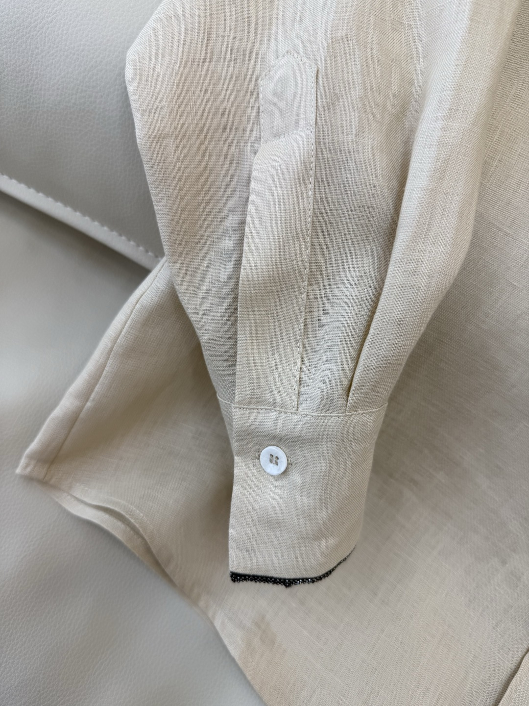 QD8030+8028#新款套装💕BC 顶级版100% 亚麻衬衫➕短裤套装 两色 36-42