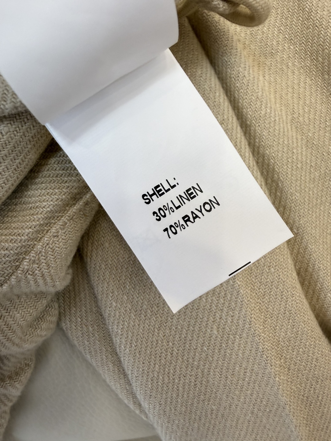 QGL043#新款衬衫💕B C 超好品质 30% 亚麻 衬衫长袖 杏色 红色 36/38/40