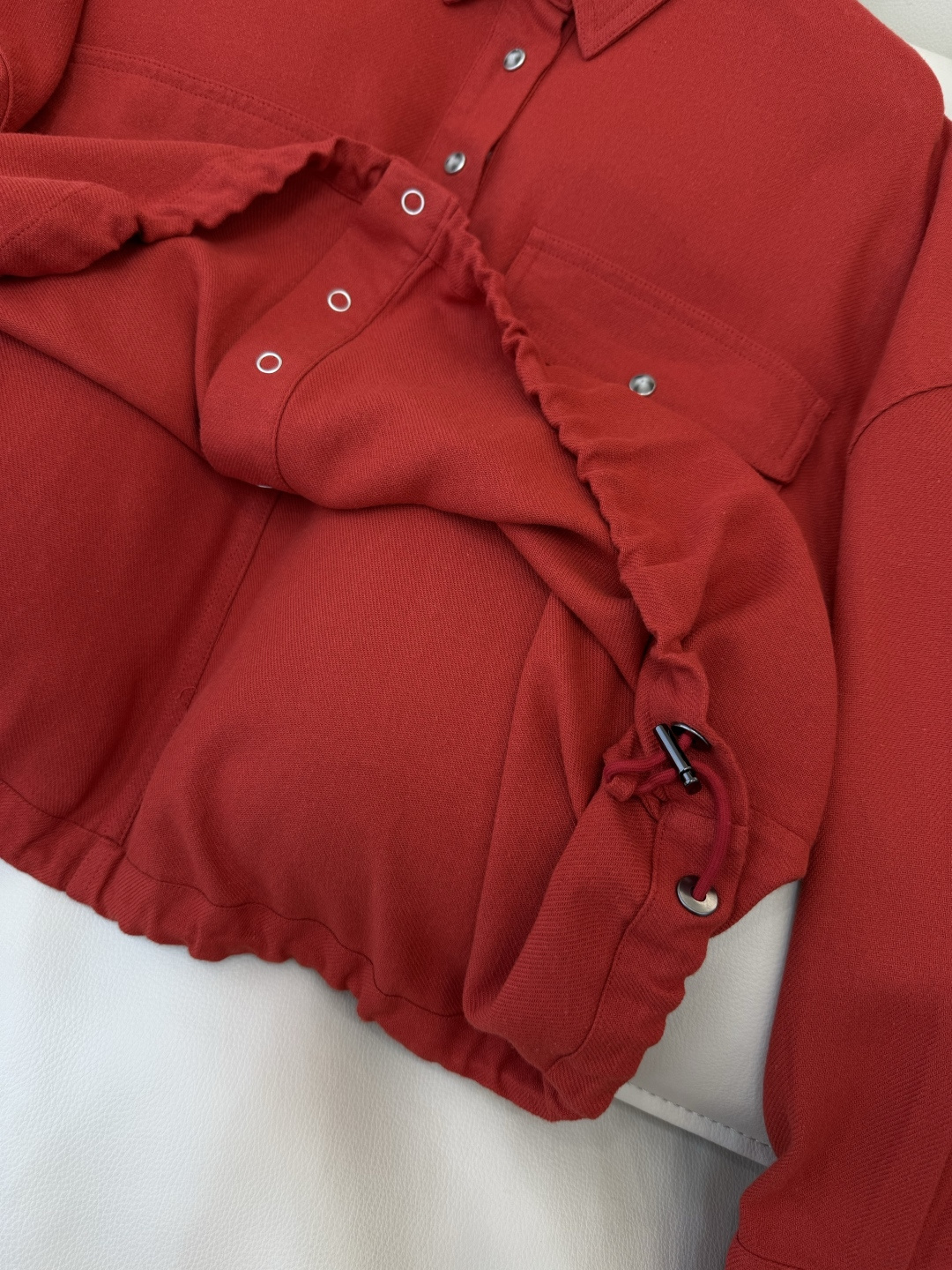 QGL043#新款衬衫💕B C 超好品质 30% 亚麻 衬衫长袖 杏色 红色 36/38/40