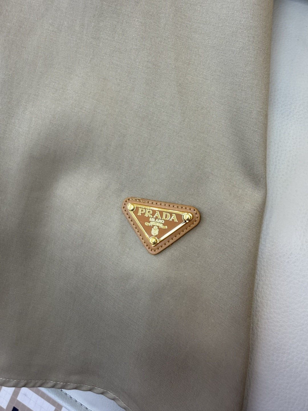 AW015#新款半裙P‼️PR 三角标 长款半裙 黑色 杏色 SML