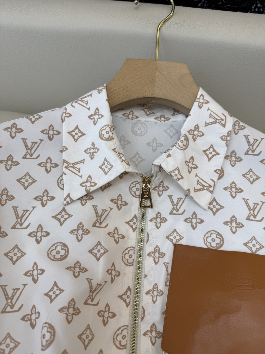 AW024#新款连衣裙P‼️L V 家 短袖修身 老花 logo 配腰带 连衣裙 两色图 SML