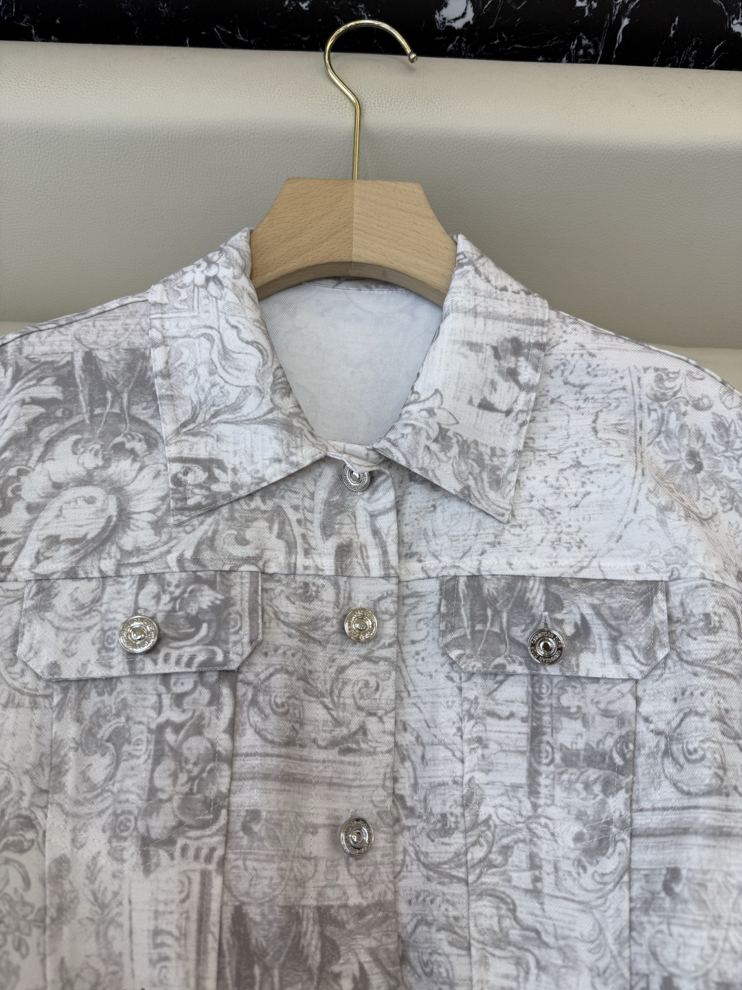 AW019#新款连衣裙P‼️Dio* 短袖修身 印花 连衣裙 两色图 SML