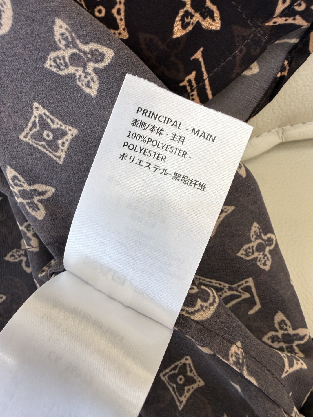 AW025#新款衬衫P‼️L V 家 修身 老花 logo 印花长袖衬衫 两色图 SML