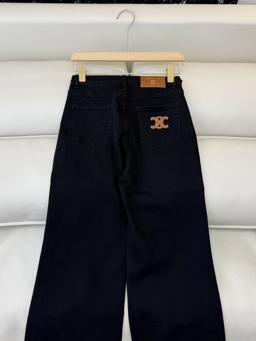 AW028#新款牛仔裤P‼️CE* logo弹力牛仔裤 浅蓝色 黑色 26-30