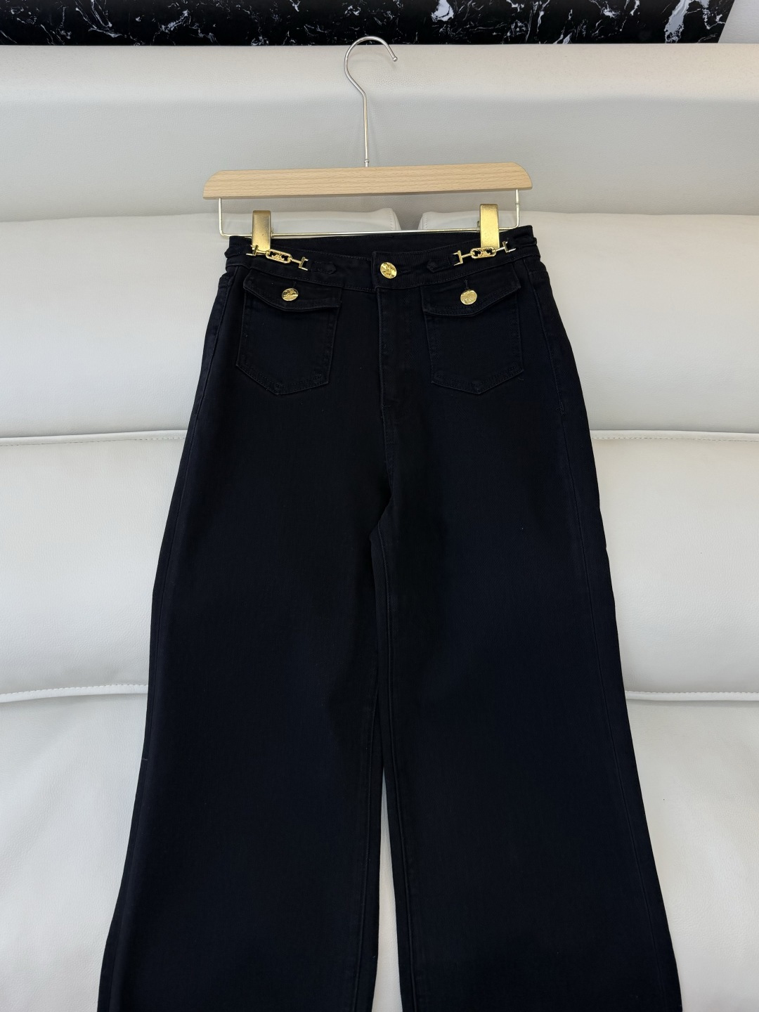 AW028#新款牛仔裤P‼️CE* logo弹力牛仔裤 浅蓝色 黑色 26-30