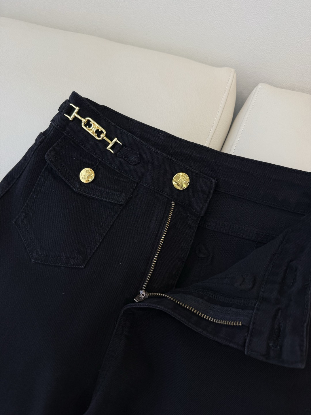 AW028#新款牛仔裤P‼️CE* logo弹力牛仔裤 浅蓝色 黑色 26-30