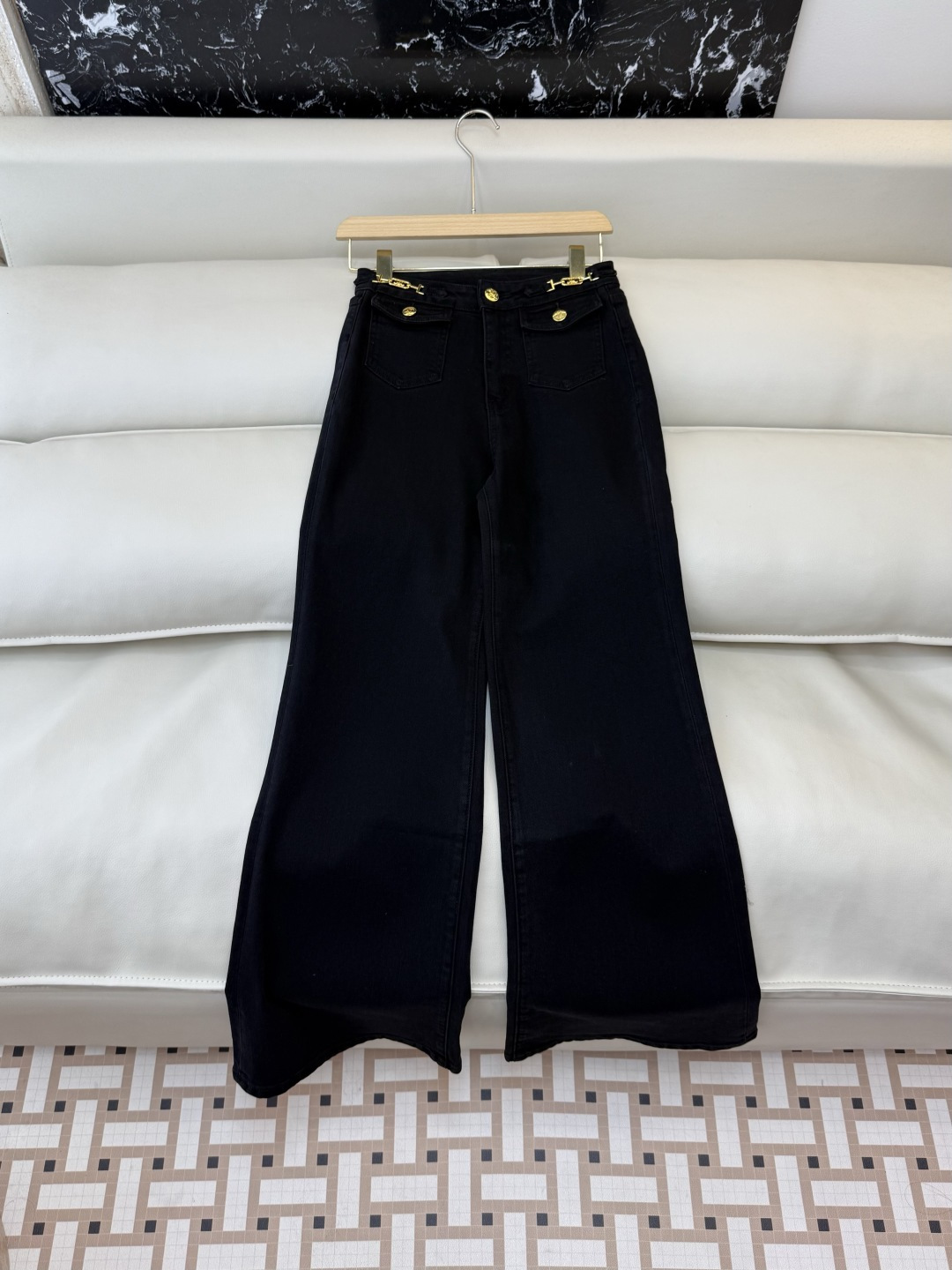 AW028#新款牛仔裤P‼️CE* logo弹力牛仔裤 浅蓝色 黑色 26-30