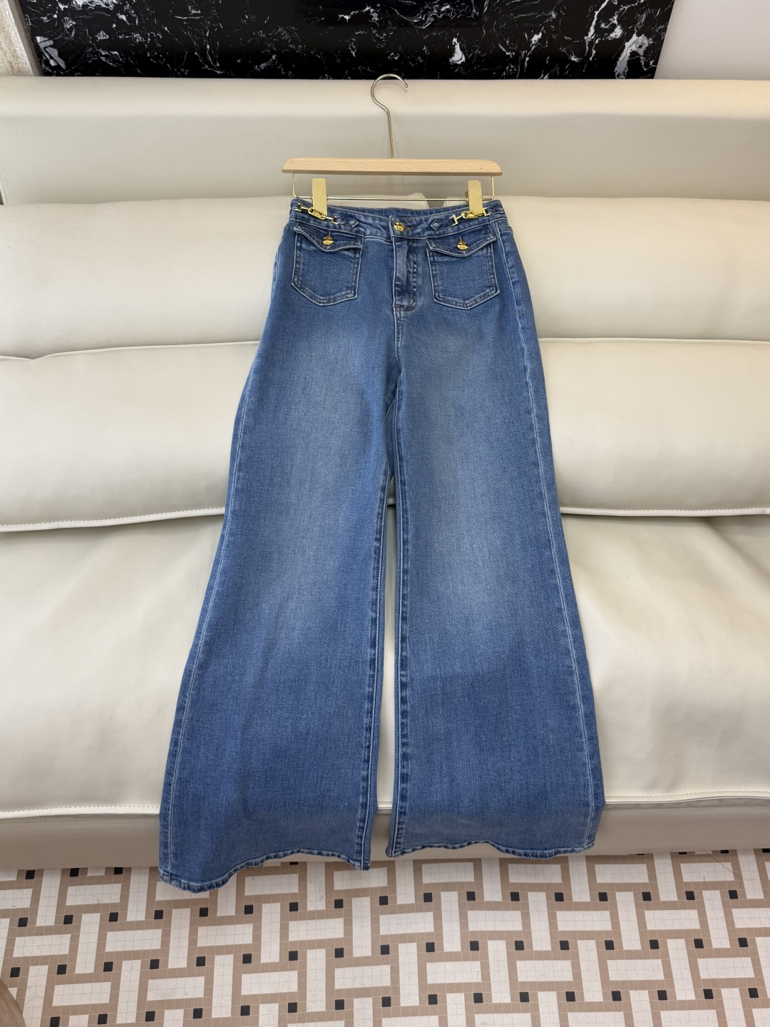 AW028#新款牛仔裤P‼️CE* logo弹力牛仔裤 浅蓝色 黑色 26-30