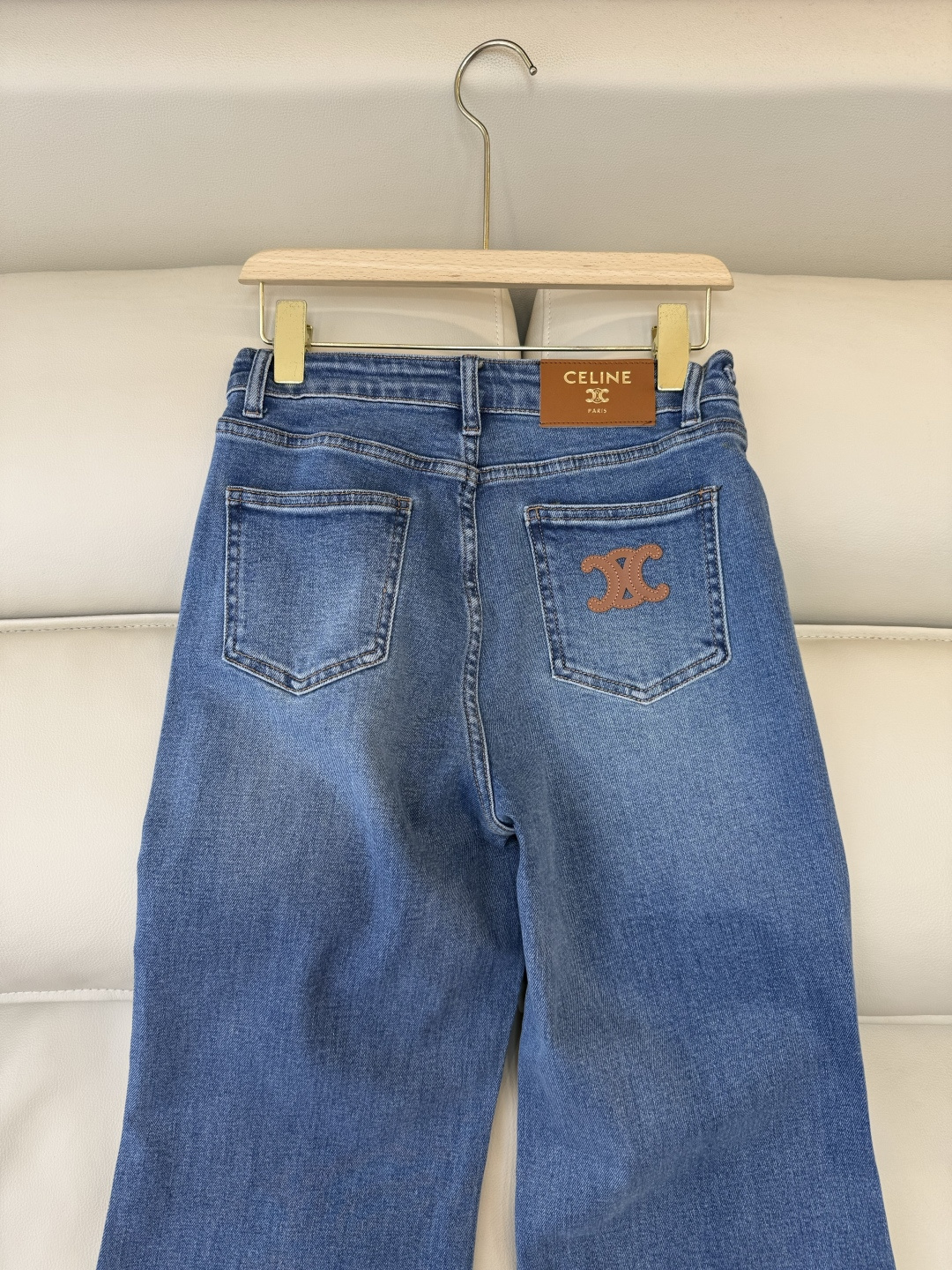 AW028#新款牛仔裤P‼️CE* logo弹力牛仔裤 浅蓝色 黑色 26-30