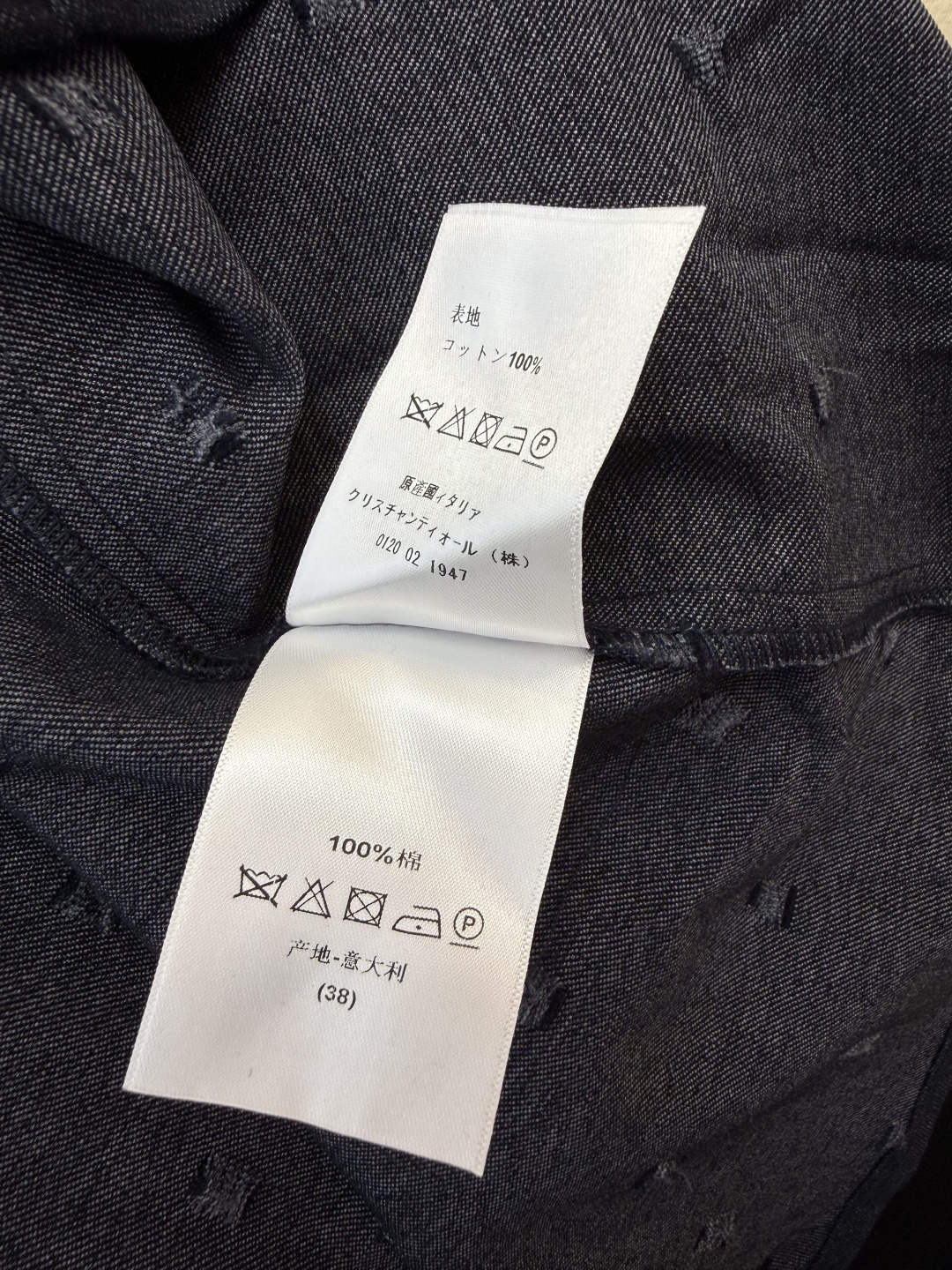 AW018#新款连衣裙P‼️Dio* 短袖修身牛仔棉 连衣裙 藏青色 SML