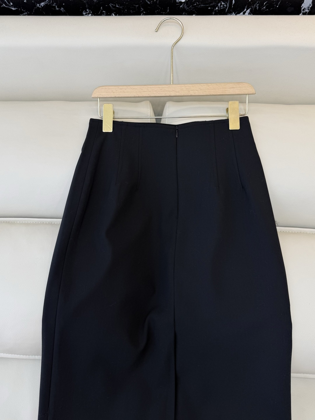 CY0102#新款半裙🌾YSL 开叉设计显瘦长半裙 白色黑色 灰色 SML