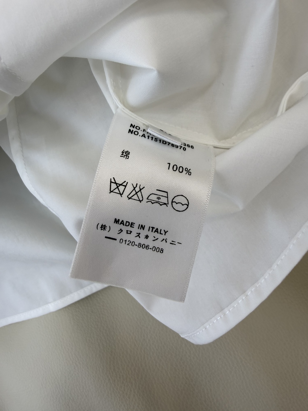 CY0108#新款衬衫🌾TB 绣花 小狗 修身短袖衬衫 白色 SM L