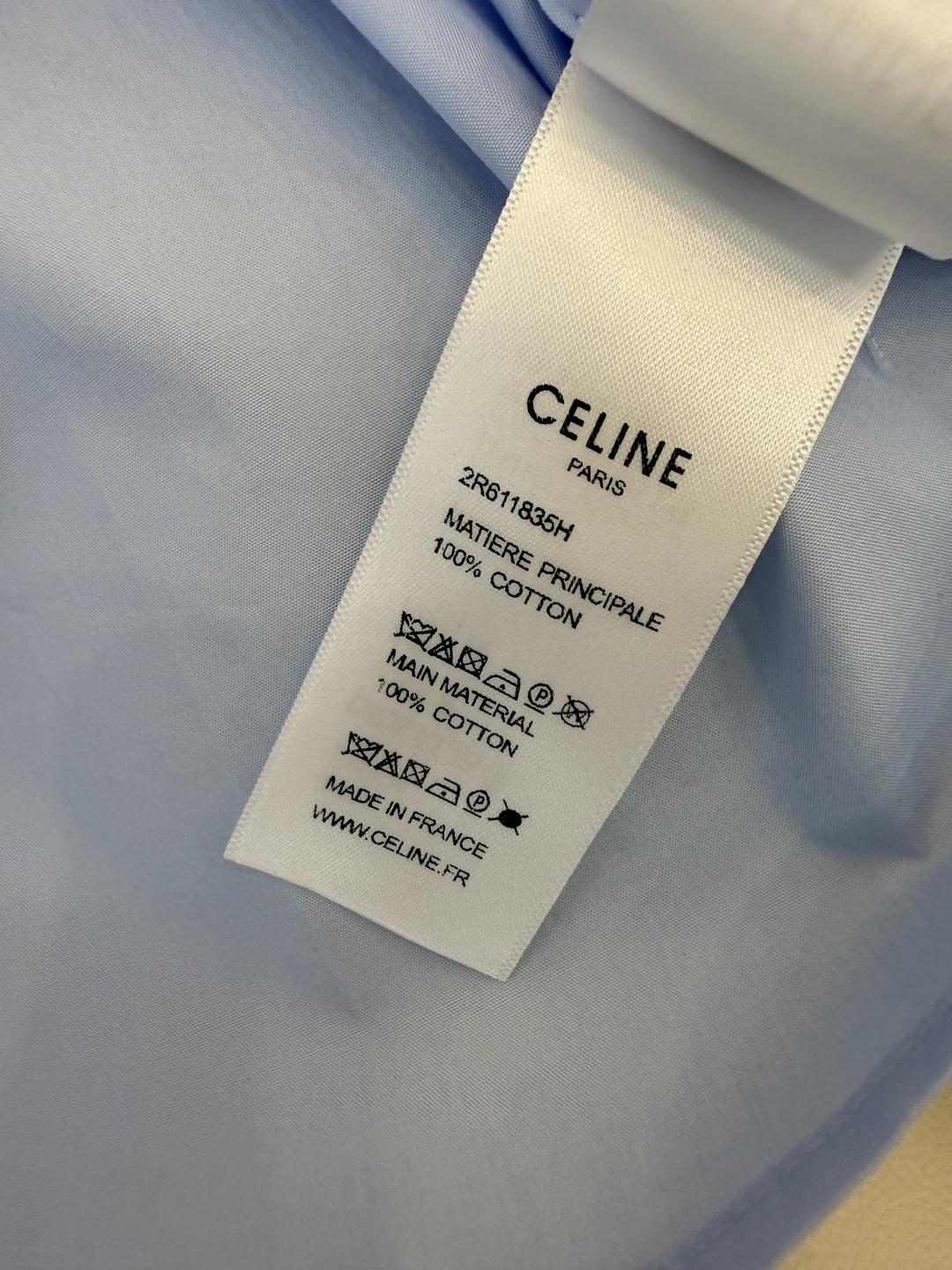 CY0111#新款衬衫🌾Ce 字母绣花 翻领修身长袖 衬衫 白色 粉色 蓝色 SM L