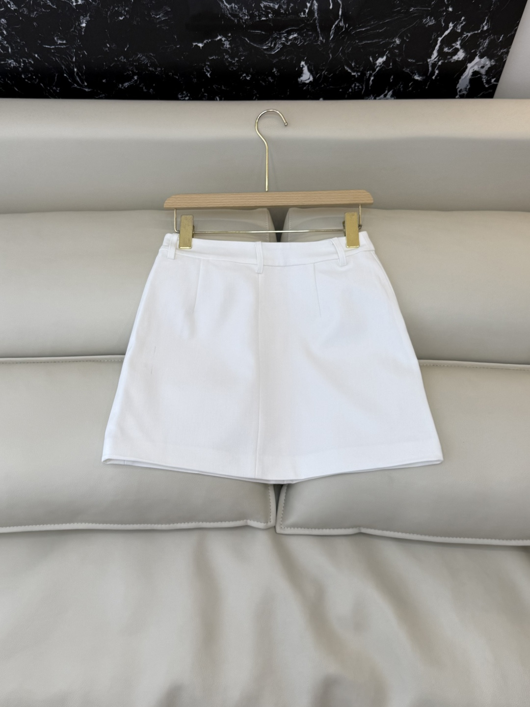 CY0104#新款半裙🌾Polo 绣花logo 显瘦 半裙 黑色 白色 蓝色 SML