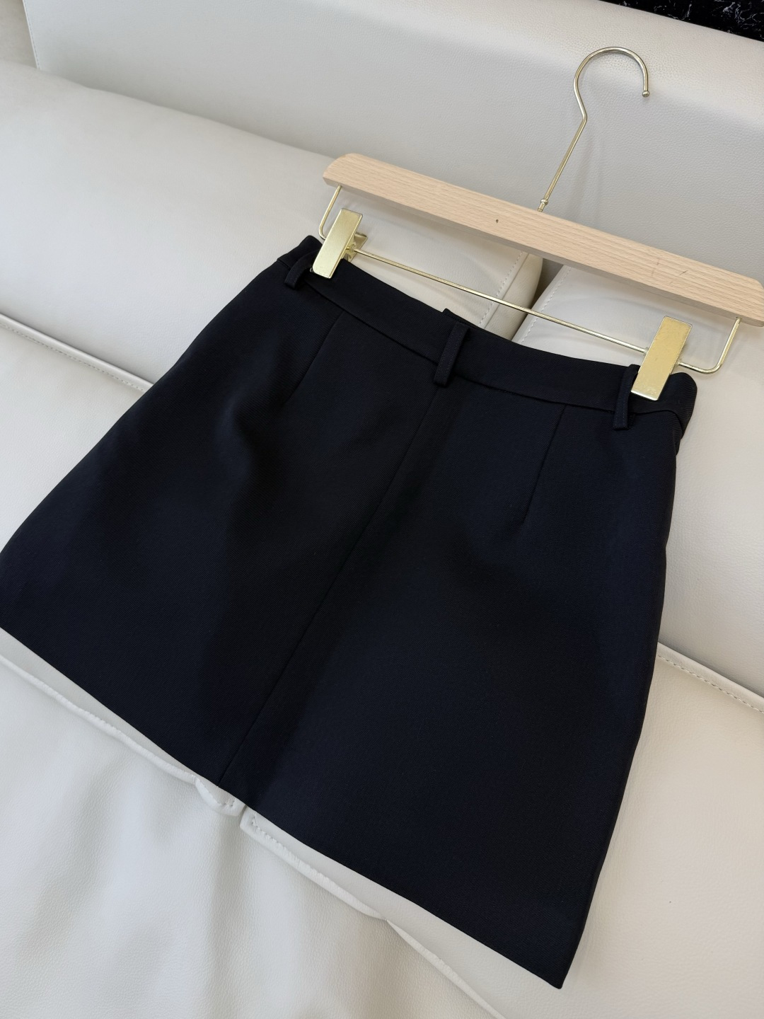 CY0104#新款半裙🌾Polo 绣花logo 显瘦 半裙 黑色 白色 蓝色 SML