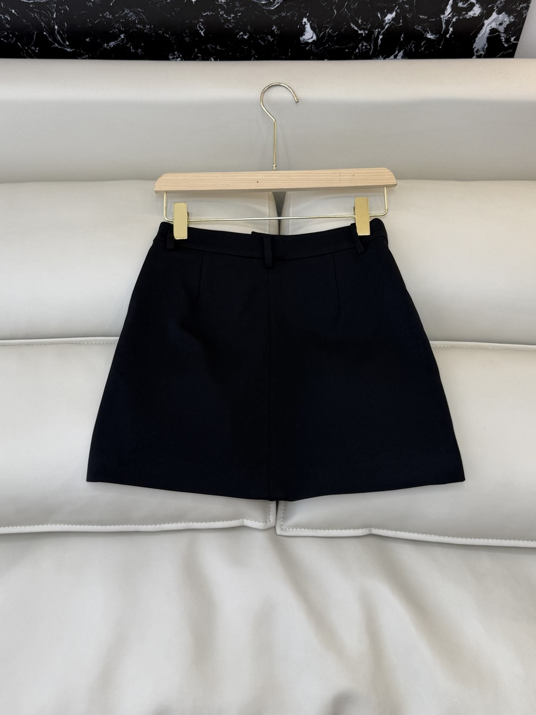 CY0104#新款半裙🌾Polo 绣花logo 显瘦 半裙 黑色 白色 蓝色 SML