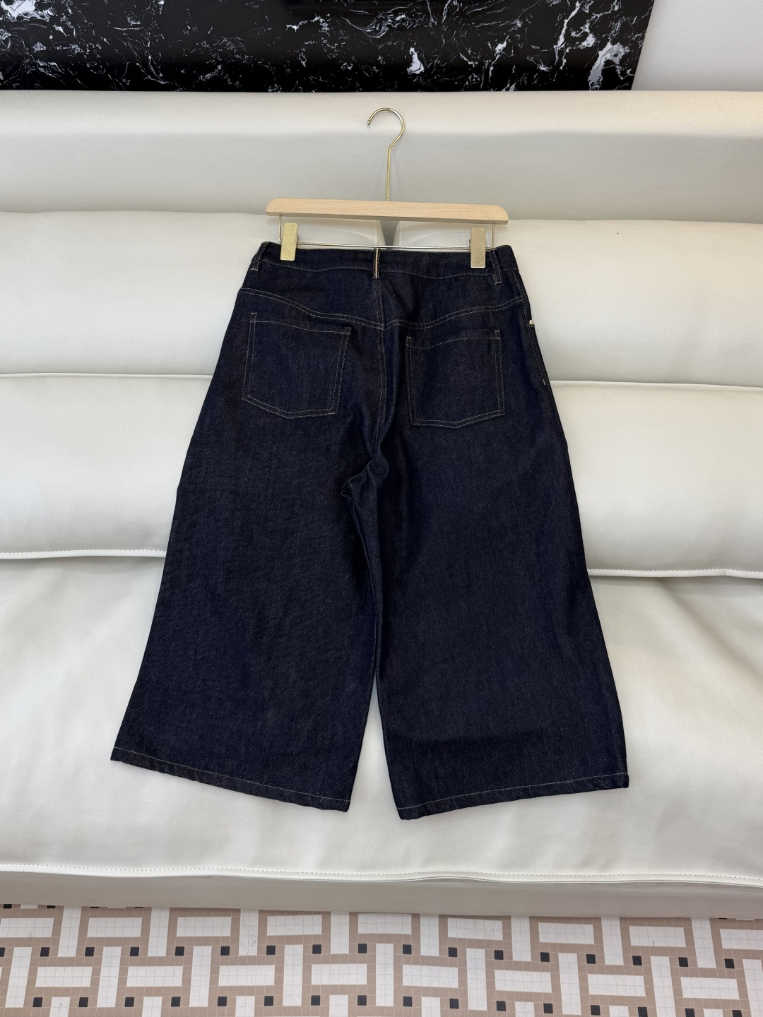 LZ26026#新款裤子PBC 最新爆款 中裤 牛仔裤 SML